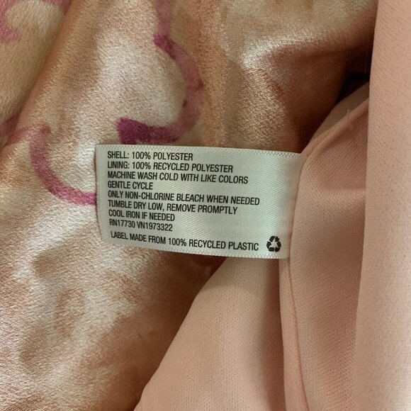 Wild Fable Pink Velvet Floral Print Slip Dress Mini Spaghetti Strap Medium - Picture 4 of 4